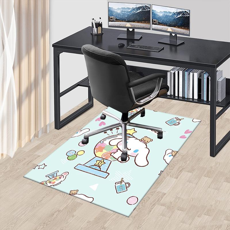 

Cinnamoroll Anime Cartoon Design Chair Mat Non-Slip Carpet for Office, Home Decor, Living Room, Bedroom, Game Room, Dormitory - Seasonal Gift Suitable 60cm by 90cm