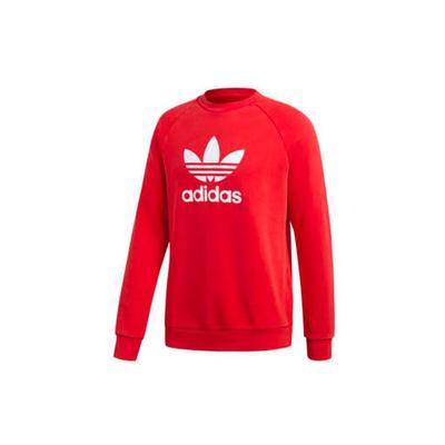 adidas Originals Trefoil Sports Hoodie Men Tops Orange DH5826