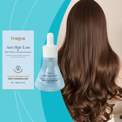 Anti-Hair Loss Breakage Nourishing Hair Serum Repairs Damaged Roots Follicles Moisturizes Scalp Smooth Silky Hair Care Essence