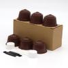6 Pack Refillable Dolce Gusto Coffee Capsules Reusable Food Grade Coffee Pods for Home Office Travel Daily Use