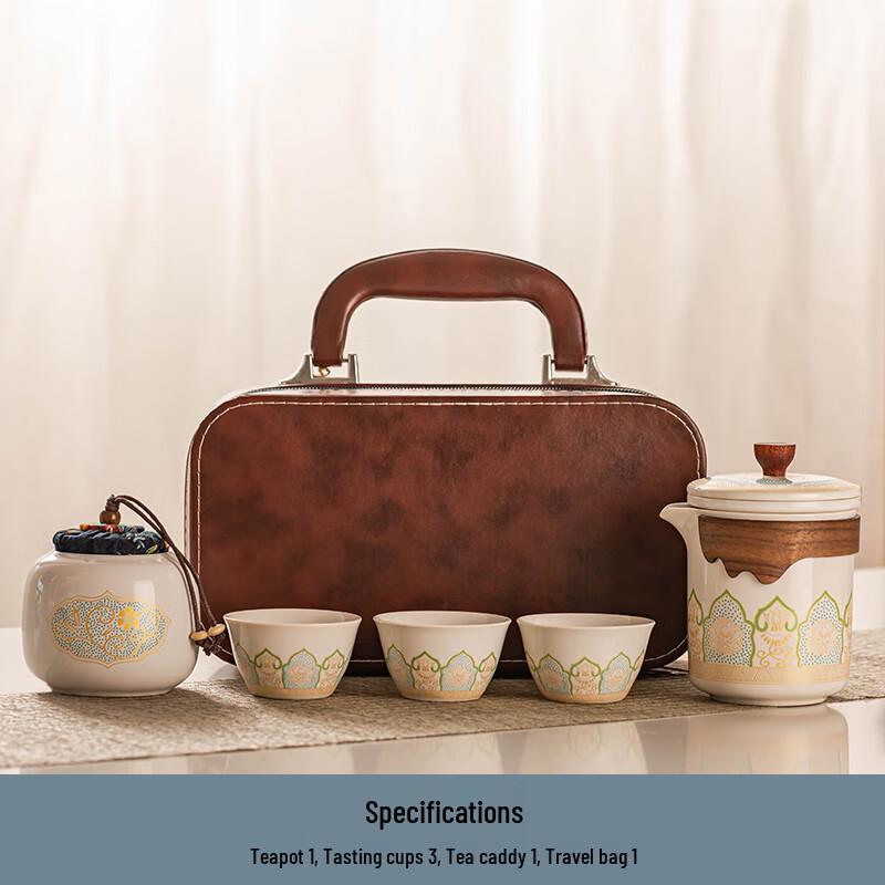Naijiang Portable Ceramic Travel Tea Set