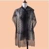 Womens Lace Scarf Stylish Soft Collar Neck Wrap Lady Thin Fringed Shawl Soft Exotic Thin Scarf