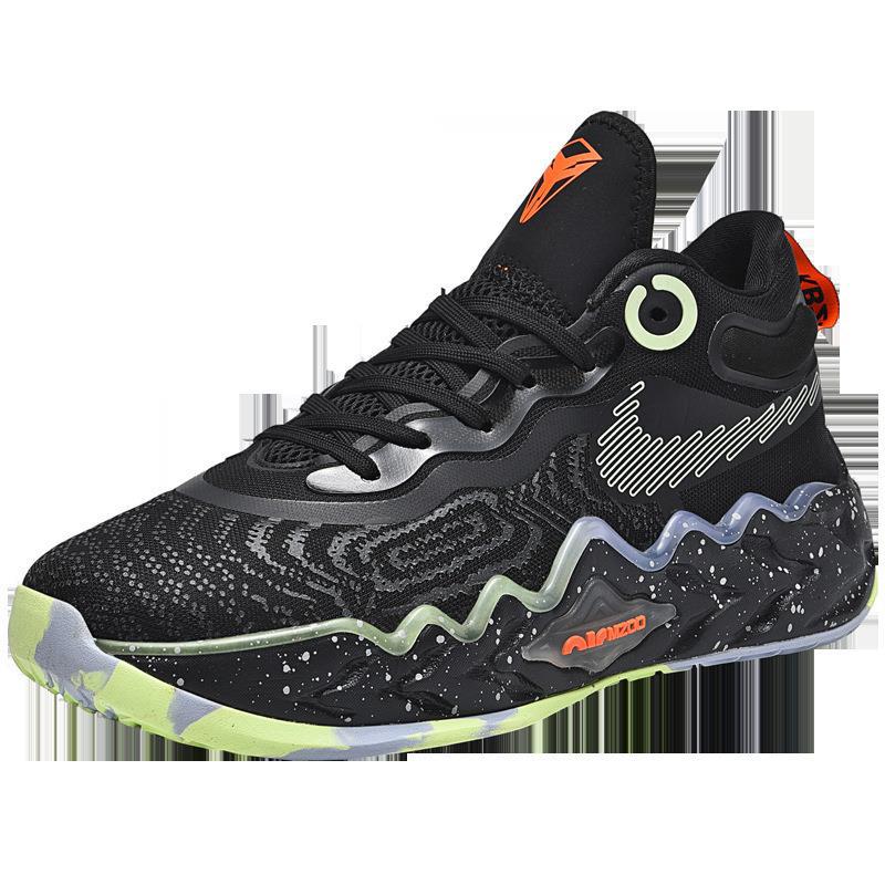 

Mamba lace-up actual basketball shoes spring and autumn sports shoes high-top men s shoes large size luminous women s shoes summer Jinjiang shoes 45