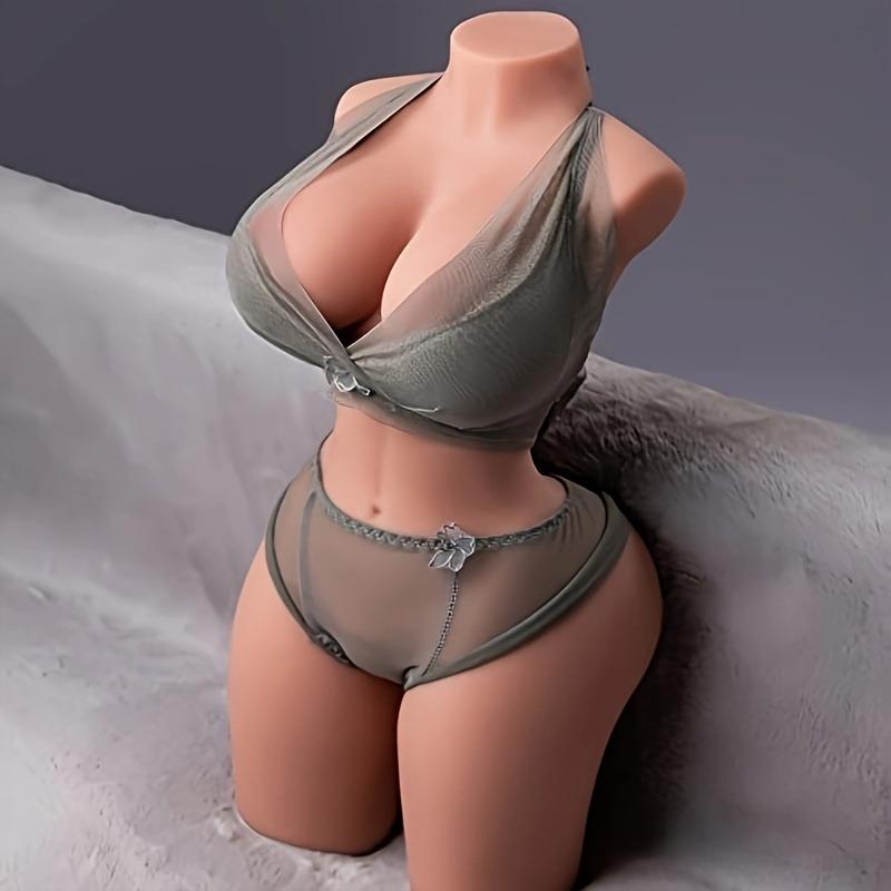 16KG/35LB Diskret geliefert Lebensechter Sexpuppen-Torso - Ultraweiches TPE Echte Hautgefühl, Sinnliche Kurven Begleiter