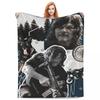 Throw Blanket The Walking Dead Daryl Dixon Micro Fleece Blanket Four Sizes Trendy Warm For Living Room AntiPilling Blanket