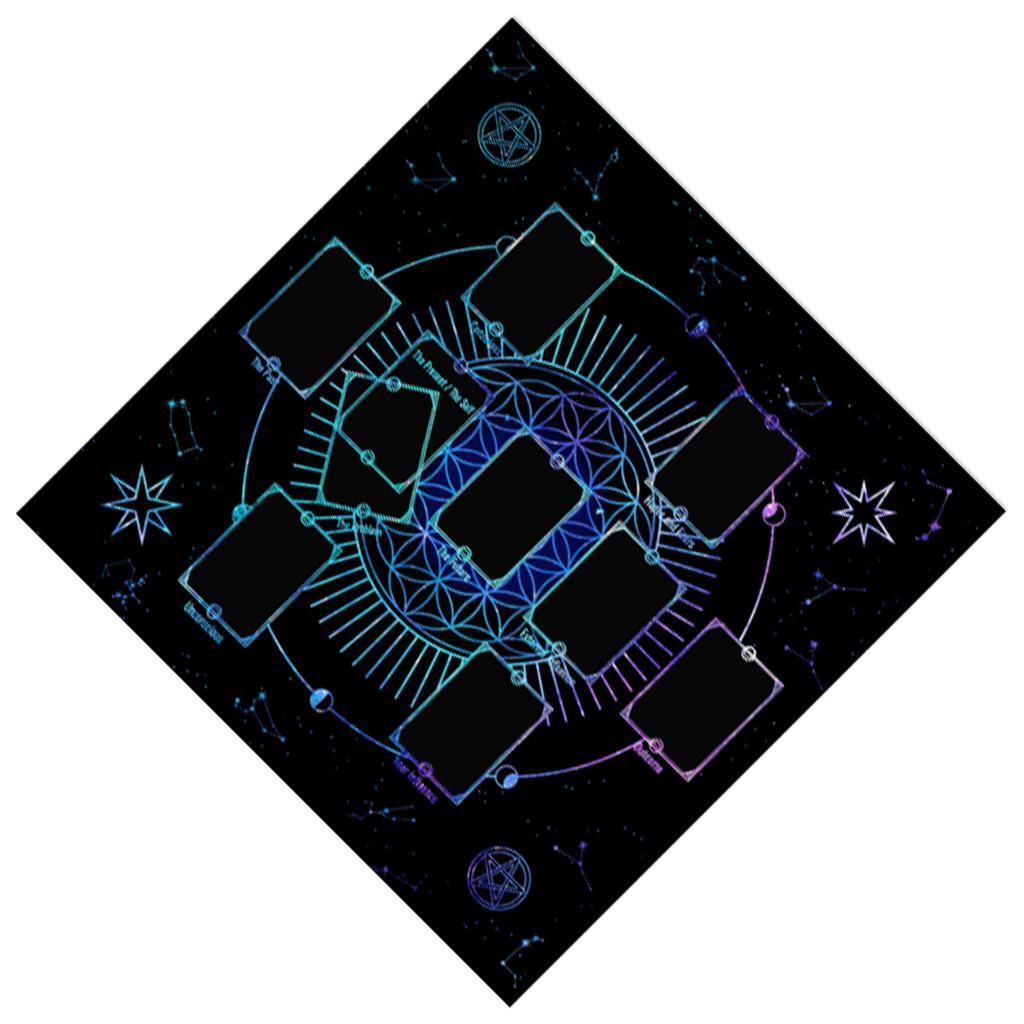Multifunctional Tarots Card Table Cover Altars Decorations Tarots Tablecloth Pendulum Divinations Altars Table Cloth