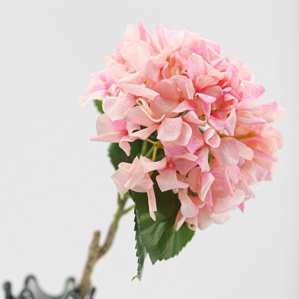 Neues feuchtigkeitsspendendes Gefühl Künstliche Hortensie Echte Haptik Seidenblume Kunstblumen Mehrfarbig DIY Brautstrauß Hochzeitsblumen