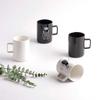 Everywhere Modern Style Black and White Mug Set