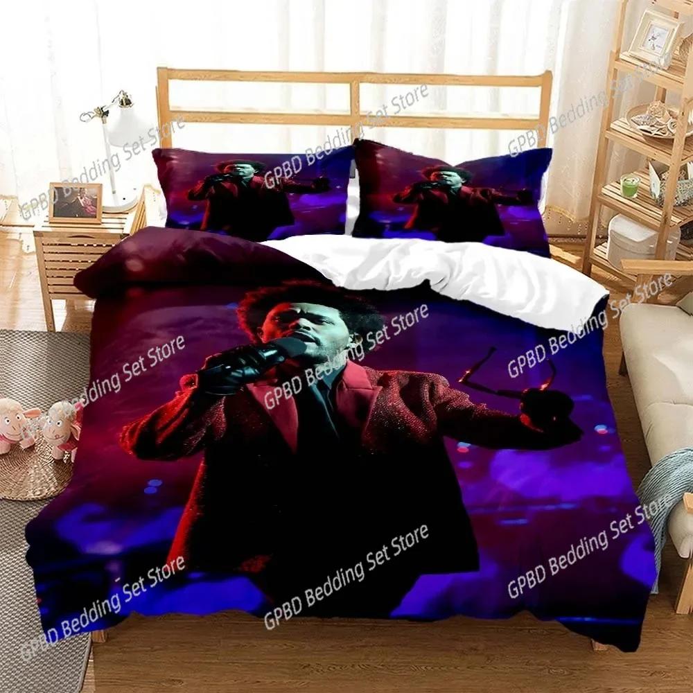 Die Weknd fashion pop singer Beding Set For Bedrom Soft Modern Bedspreads Comefortable Soft Duvet Cover Comfortable Quilt Cover And Pilowcase