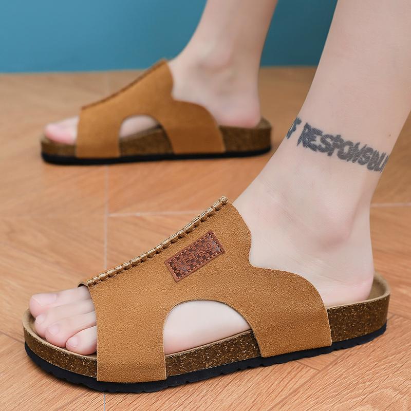 Fashion Large Size Multi-color Casual Fashionable Comfortable and Versatile Men's Slippers Maleoutdoors  and Outdoor Slippers Casual