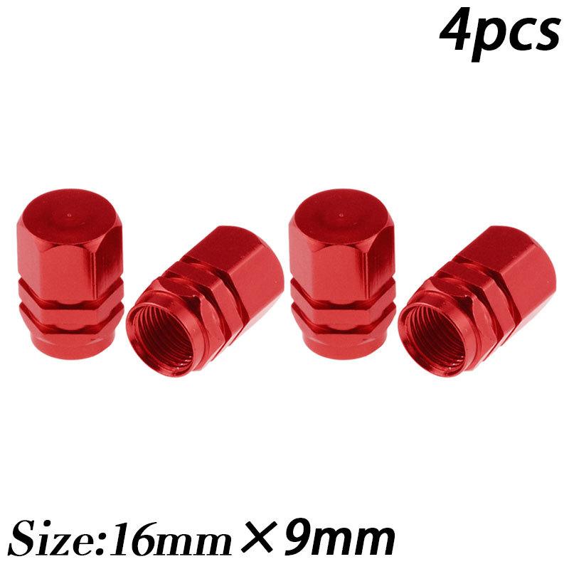 8/4PCS Car Wheel Tire Valve Caps Aluminum Alloy Car Tire Valve Tyre Caps Stem Air Cap Airtight Cover Auto Motorcycle Accessories