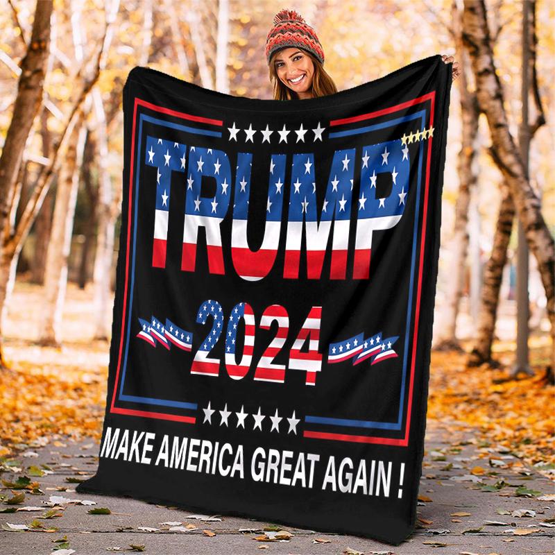 1pc Artistic American Flag blanket, al season lightweigh Poster blanket home office outdoor nap multifunc Poster blanketional blanket