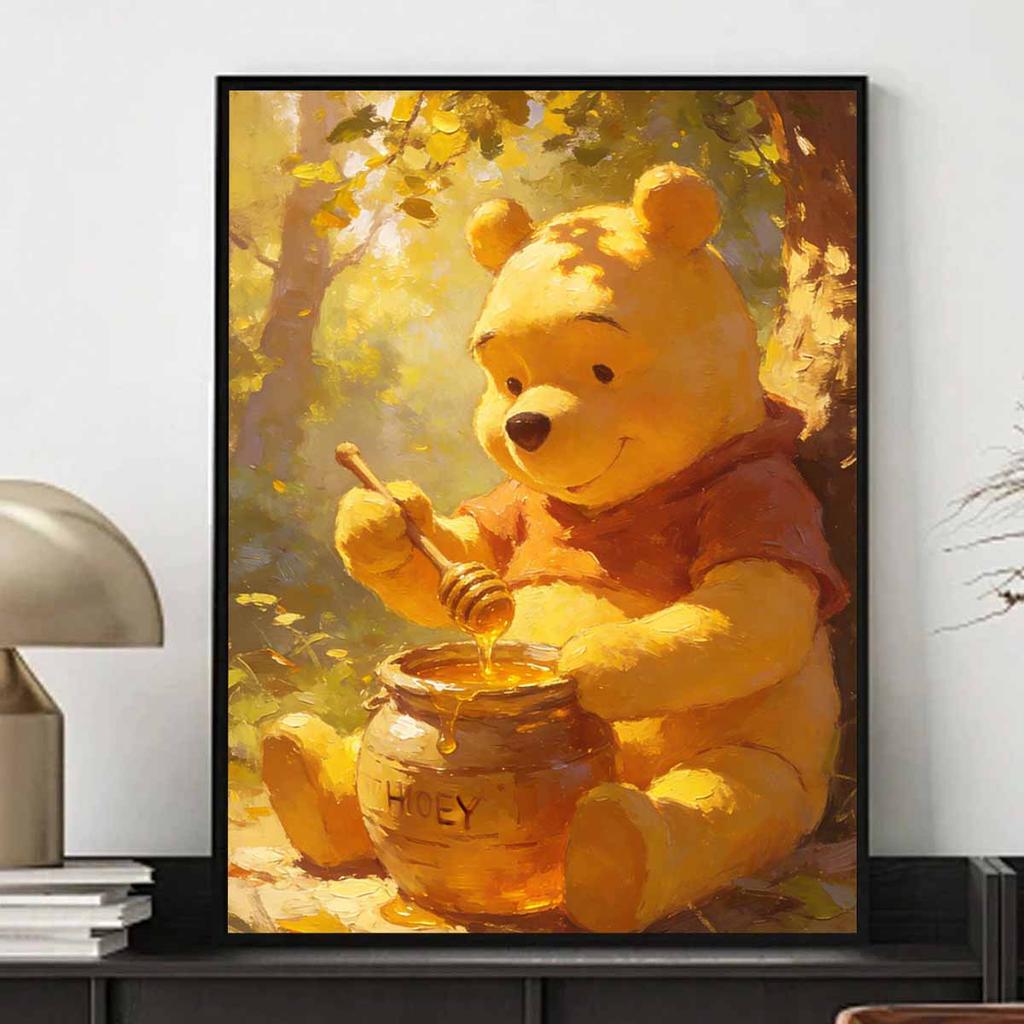 Disney Winnie The Pooh Honey Diamond Painting Art Kit Mosaic Handmade Diy Gift Home Decor