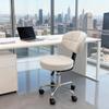 Premium Rotating Desk Chair with Memory Foam - Adjustable Backrest & Height, Sturdy Metal Base & Casters for Home & Office Use