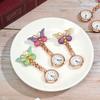 Lovely Doctor Pendant Pocket Watch Quartz Clock Butterfly Shape Nurse Watch