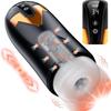Automatic Male Masturbator Sex Toy for Men Penis Pump Telescoping Vibrating Heating Pocket Pussy Stroker Blowjob Sex Machine