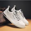2023 New Men's Fashion Casual Leather Shoes Non-slip Wear-resistant Sports Shoes Comfortable Flat Slip-on Casual Shoes Shoes Men