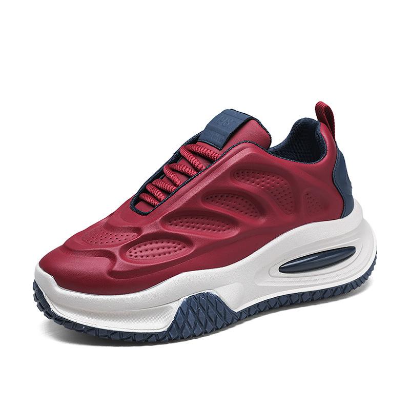 Spring men's shoes platform-soled versatile casual sports shoes trend niche design young students campus
