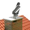 180Mm Chimney Cowl Fin Design Anti Downdraught Flue Air Extraction