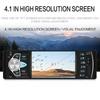 4.1'' Car Radio 1Din Audio Stereo FM Bluetooth Steering Wheel Remote Control Car Player
