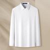 MONTAGUT Men's Silk Blend Business Casual Long-Sleeve Shirt