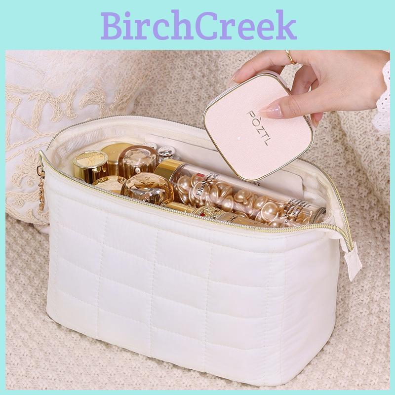 Urban Minimalist Cosmetic Bag With Thickened Design And Lightweight Fabric For Women And Men