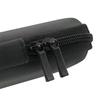 Estojo Preto Rígido para Canetas Estilo Minimalista Estojo para Lápis Estojo de Malha para Fones de Ouvido Organizador de Pincéis de Maquiagem Estojo com Zíper para Lápis Material Escolar