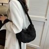 Trendy Black And White Oxford Cloth Tote Bag For Women Stylish Casual Crossbody Bag