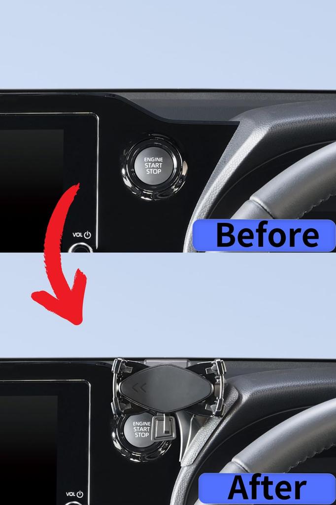 Tsuchiya Yac 90 Series Air Conditioner Drink Seat Smartphone Black Noah/Voxy Holder/Driver's Holder, (SY-NV12/SY-NV17)