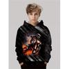 Boy Off Road Racing Hoodie -3D Motorcycle Pattern, Lightweight and Durable Outdoor Adventure