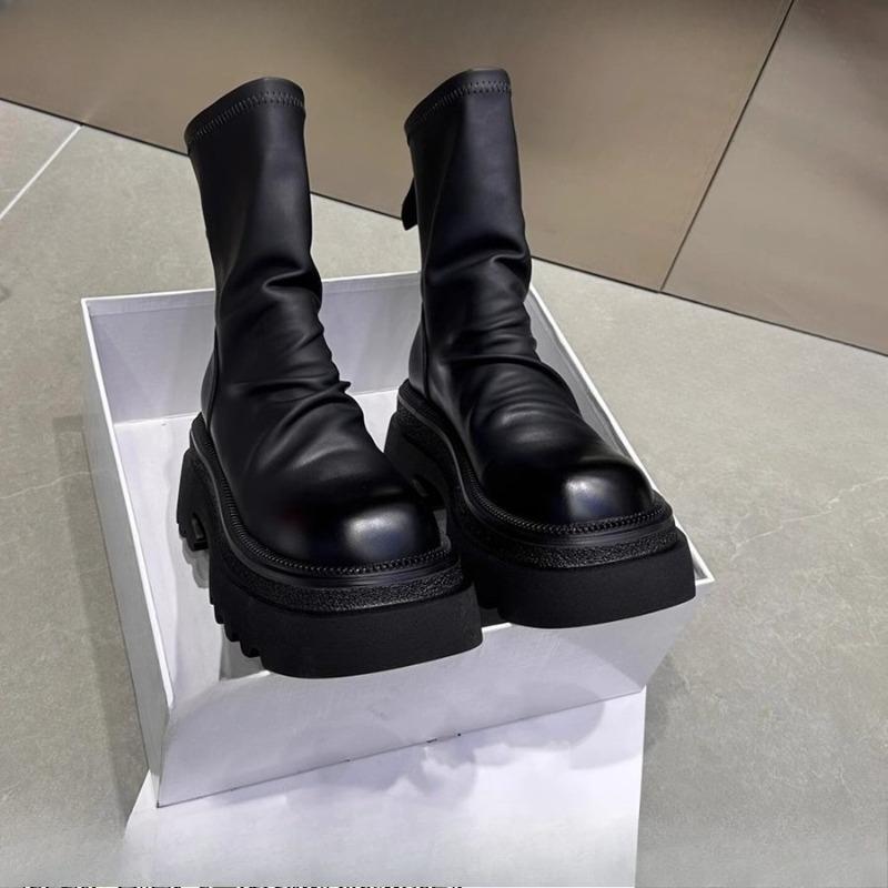 Thick-soled Shoes, Women's Shoes, Ankle Boots, New Style Boots, Women's Boots Bestsellers Adding Fleece