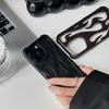 3D Flame pattern Phone Case for iPhone 16 15 13 12  ProMax 11 14 Plus Fashion Hollow Slim Shockproof Protective soft Cover