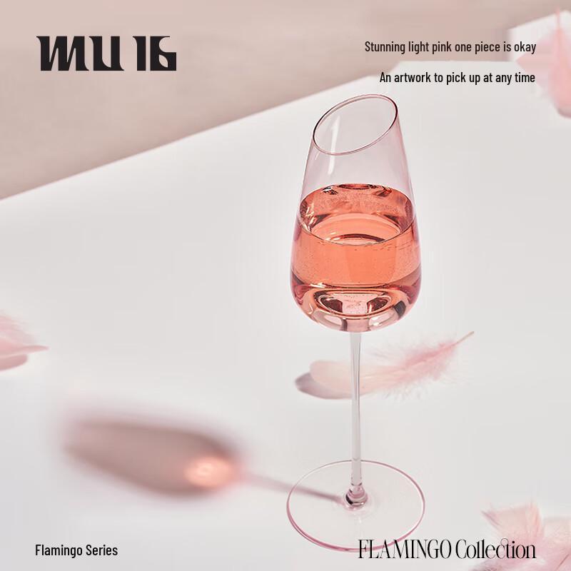 MU16 Crystal Champagne & Wine Glass Gift Set