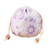 Brocade Jewelry Drawstring Bag Portable Leakproof Vintage Chinese Style Flower Pattern Storage Pouch Gift Wrapping