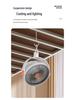 Dual-Headed Smart Clip & Wall-Mount Fan, Portable Low-Noise Circulation Desktop Fan for Home