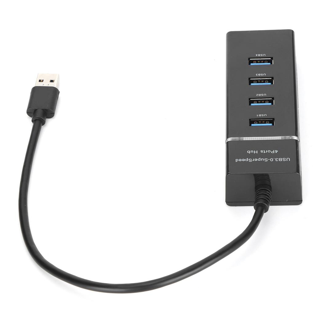 USB 3.0 HUB 4 Ports High Speed Slim Lightweight Hot Plug USB Splitter for Windows OS X Linux