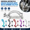 Anodized Finish Motorcycle Brake Arm Spring Helper Set Brake Pedal Arm Motorcycle Modification