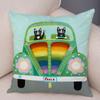 Bedroom Living Room Decorative Pillowcase Cushion Cover Pet Animal Cute Funny Cartoon Driving Cat Pillowcase