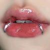 2 Stück/Set Nicht durchstechend Falscher Lippenring Übertriebene Durchstichfreie Lippenmanschette Gothic Körperschmuck Punk