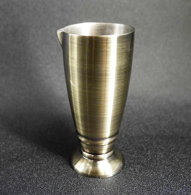 Stainless Steel Spirits/Cocktail Jigger with Fine Beaked Spout for Precise Pouring