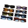  New Retro Small Square Candy Color Sunglasses Women Fashion Trending Rivets Men Green Sun Glasses Shades UV400