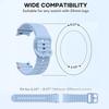 Boîtier+Bracelet pour Samsung Galaxy Watch7 40mm 44mm Bracelet en Silicone Bracelet Film de Protection d'Écran en Verre Trempé Coque Bumper en TPU