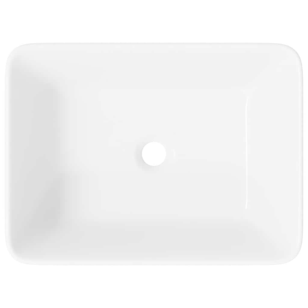 Ceramic Wash Basin 40 x 30 x 13 cm White