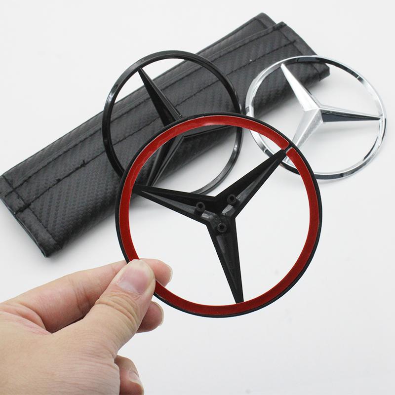 1Pc Mercedes Benz Car Back Hood Emblem Bonnet Rear Trunk Badge Logo Accessories For W204 X253 W212 W213 W176 W203 W222 W205 W177