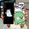 Dinosaur Cartoon Case For Samsung Galaxy A50 A70 M52 A30 A20s A20e A10 A40 A10s M51 M31 M30s M13 5G Black Phone Cover