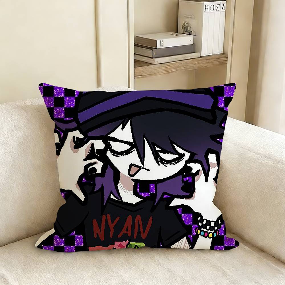 EEmo SSubculture Art Pillow Cover Sofa Cushion Cover Home Room Decoration Children Gift