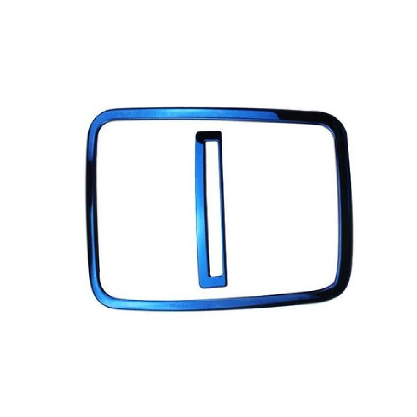 For Chevy Cruze 2016-2019 Blue Titanium Front Reading Lamp Frame Cover Trim 2pcs