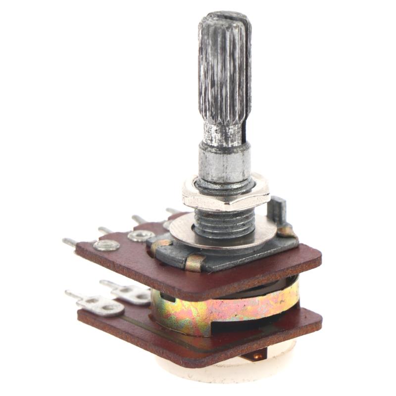 1/2Pcs High-Quality Rk16 Double Potentiometer B100K With Extraction 41 Locating Handle 25Mm Long Serrated