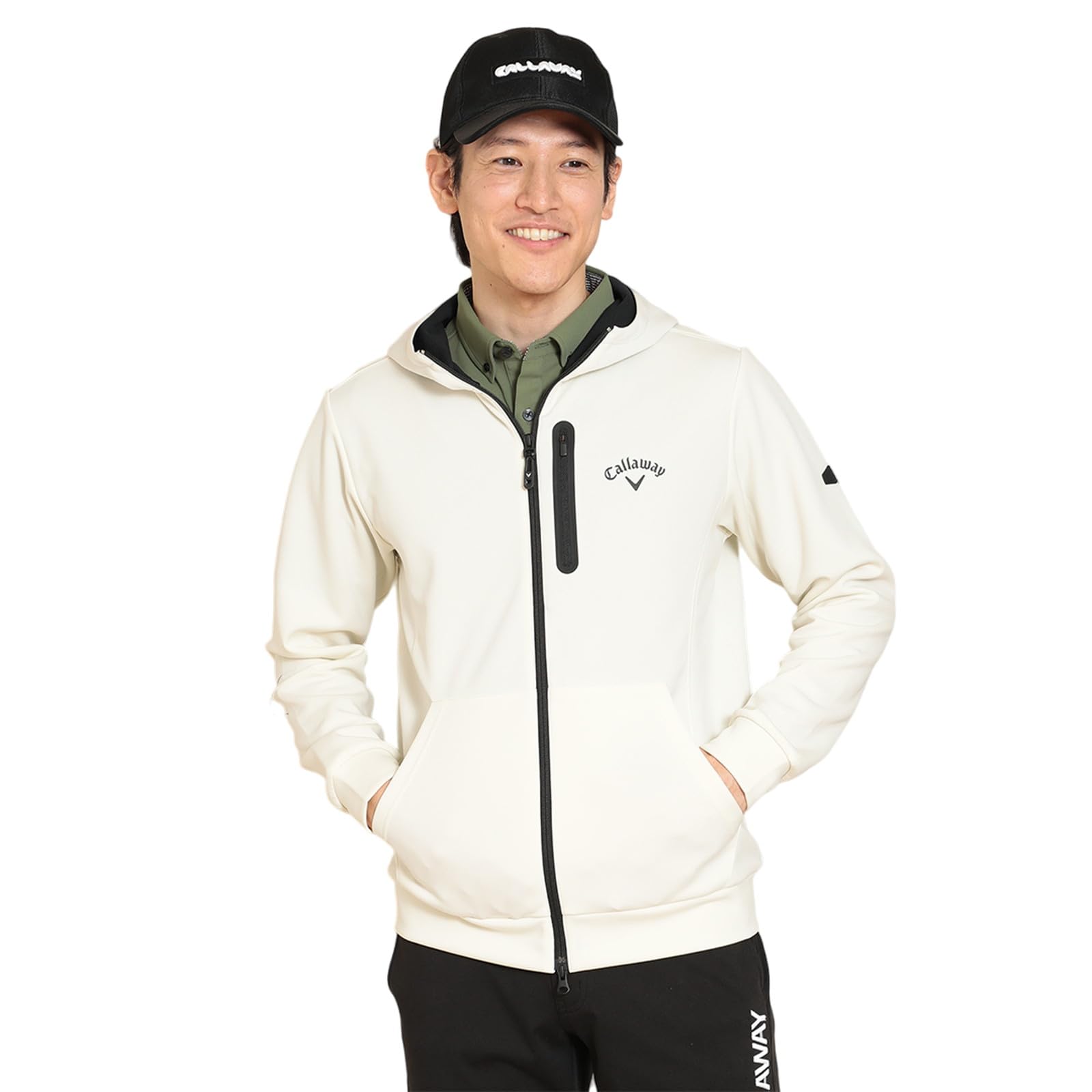 

Callaway Cardboard Knit Sweatshirt for Golf White Men s (Suitable Teams) - (C24117101 1031)