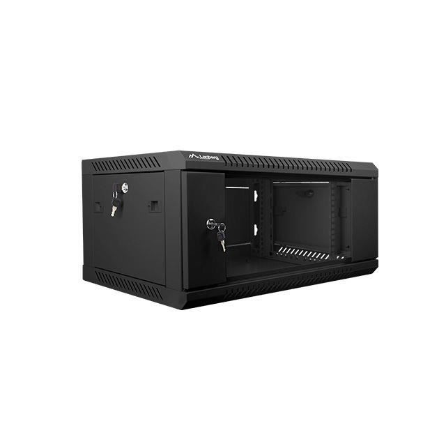Rack Mural 19" - Lanberg - WF01-6404-10B - Noir - Démonté - 4U/600x450mm